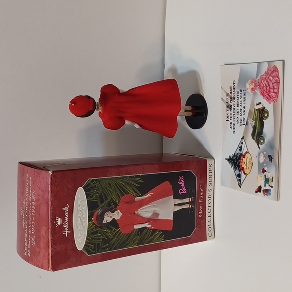 NIB L@@K! Hallmark Keepsake Ornament Barbie Silken Flame Collector's Series WOW! - Picture 11 of 13
